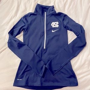 Tar Heels Half Zip Dry Fit